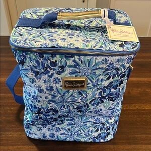 Lily Pulitzer travel insulated wine carrier